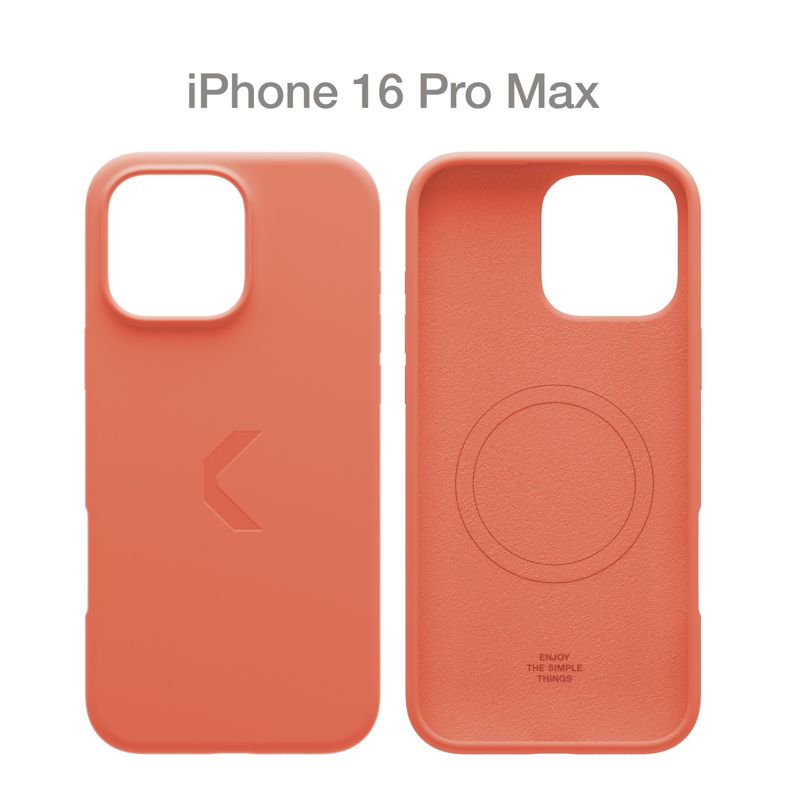 СиликоновыйчехолCOMMOShieldCaseдляAppleiPhone16ProMaxсподдержкойбеспроводнойзарядки,Terracotta