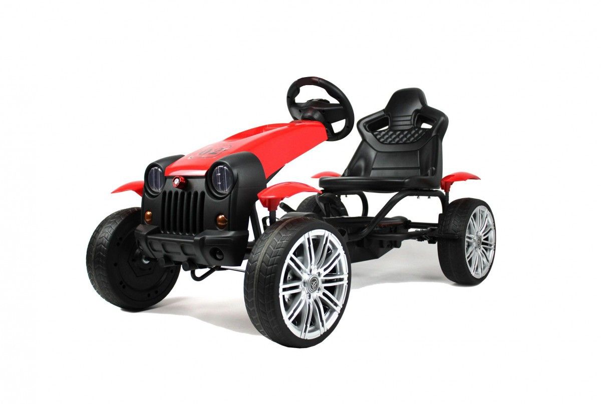 Веломобиль RiverToys C222CC (Красный)