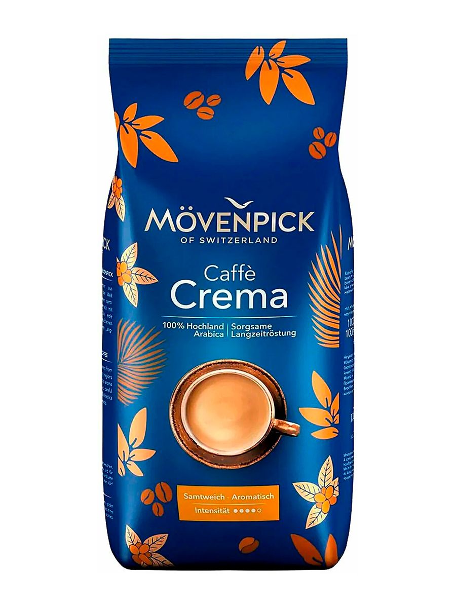 Кофе в зернах Movenpick Caffe Crema, 1000 гр.