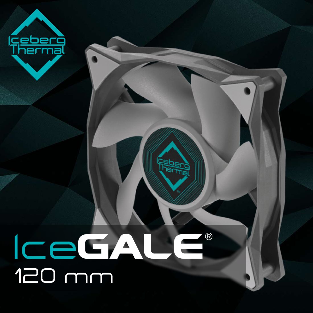 ВентиляторIcebergThermalIceGALE120Gray