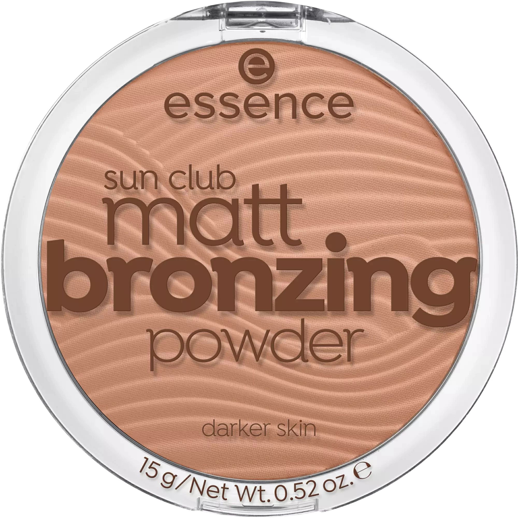 Essence Пудра-бронзатор для лица, Sun Club powder, бронзирующая,тон 02 sunny, 15 г