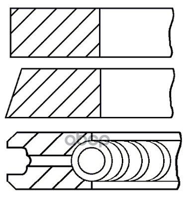 Кольца Dm.69.60 Std 2.0-1.5-2.0 1 Пор. Goetze арт. 0842560000