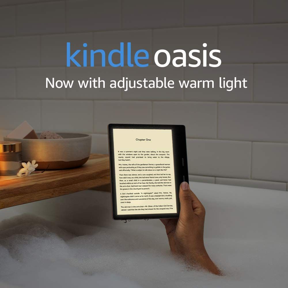 Amazon7"ЭлектроннаякнигаKindleOasis-32G,серебристый