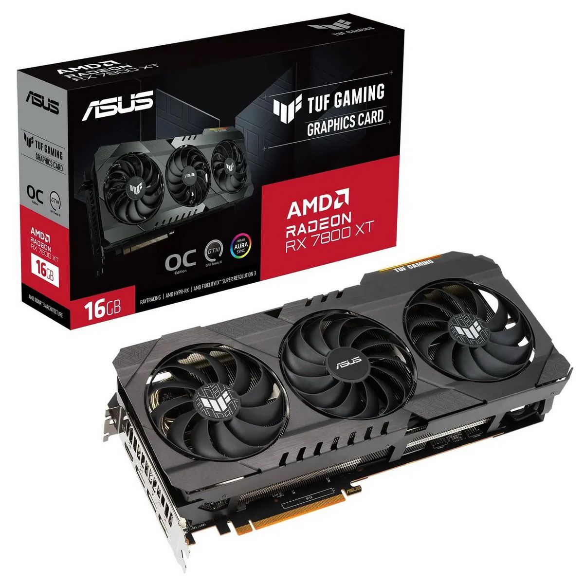 ASUSВидеокартаRadeonRX7800XT16ГБ(90YV0K70-M0NA00)