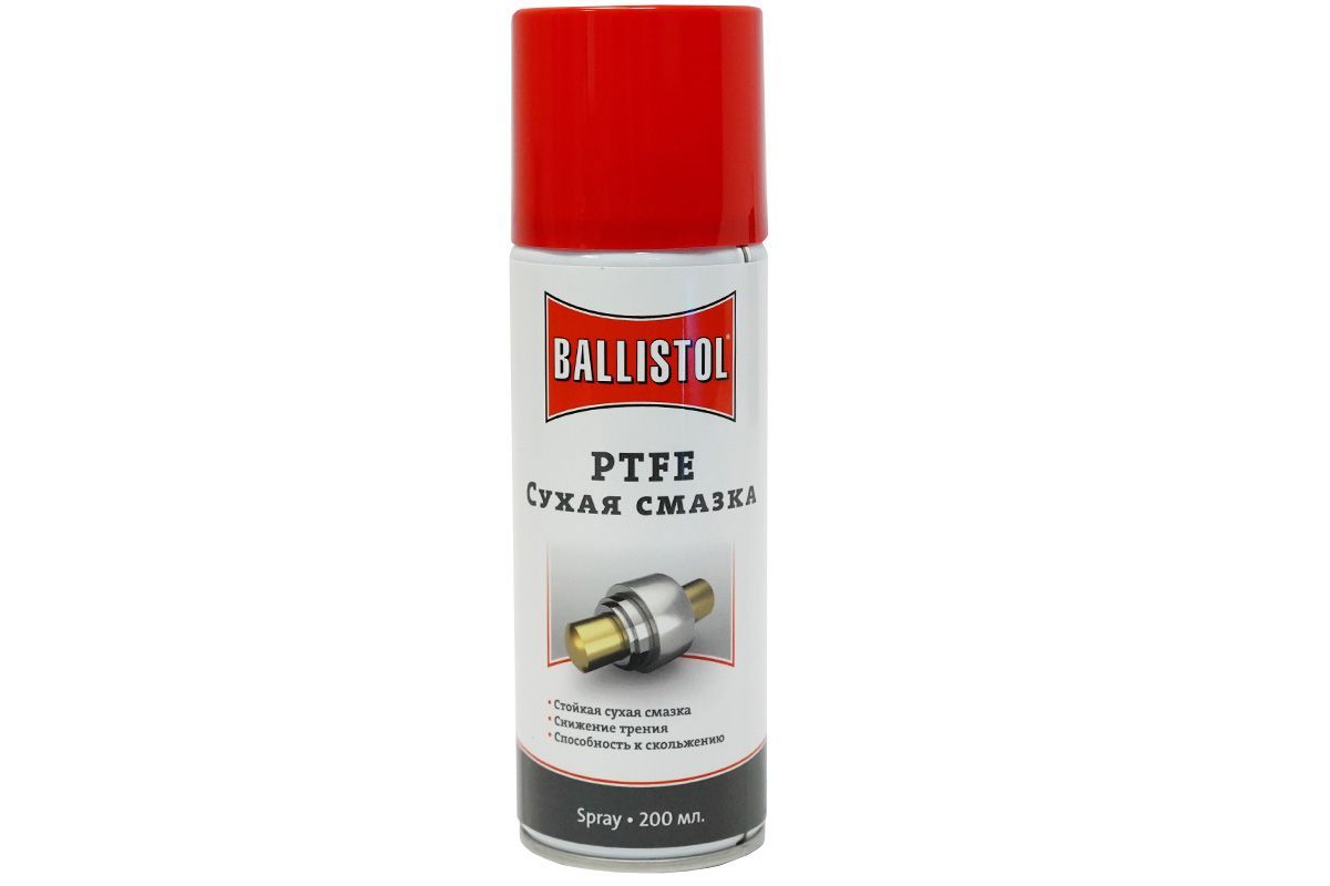 Смазка тефлоновая Ballistol PTFE-Spray Teflon (200 мл, 25600)