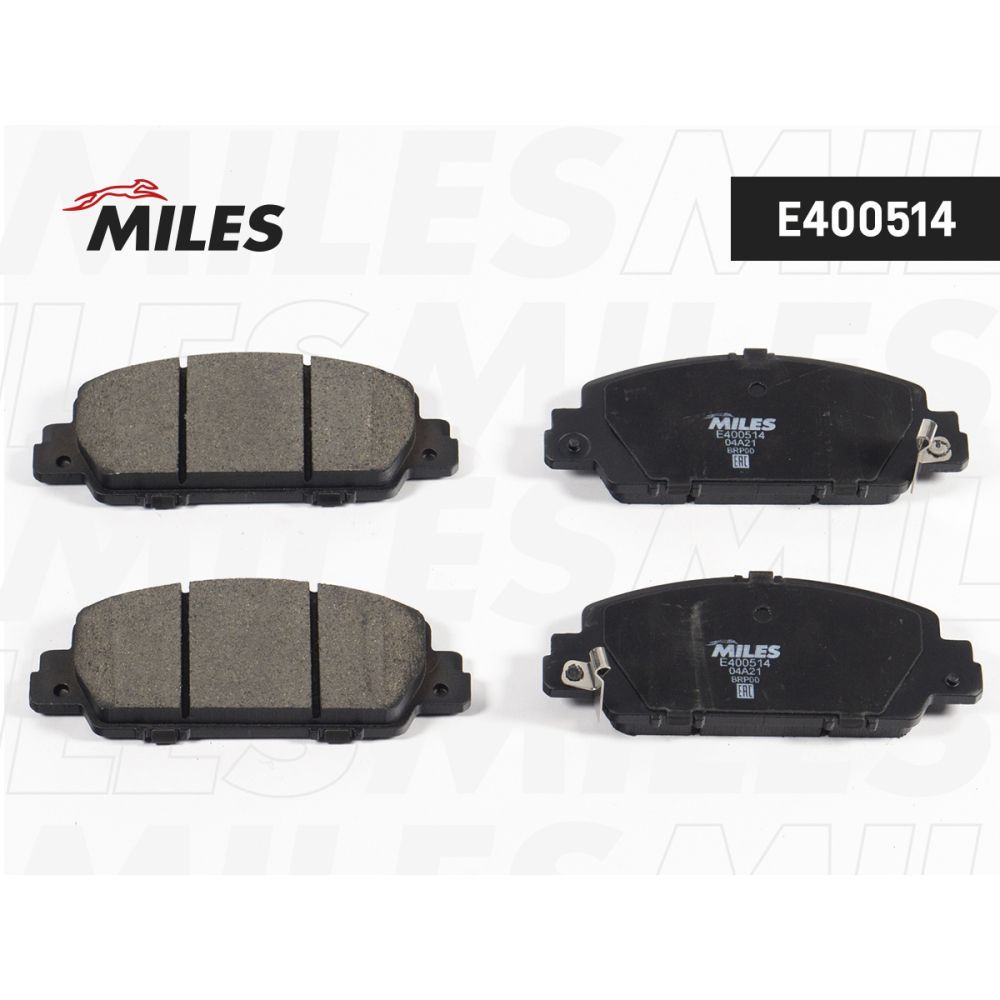 Колодки тормозные Honda Accord 13- передние MILES MILES E400514, oem 45022T2MT00