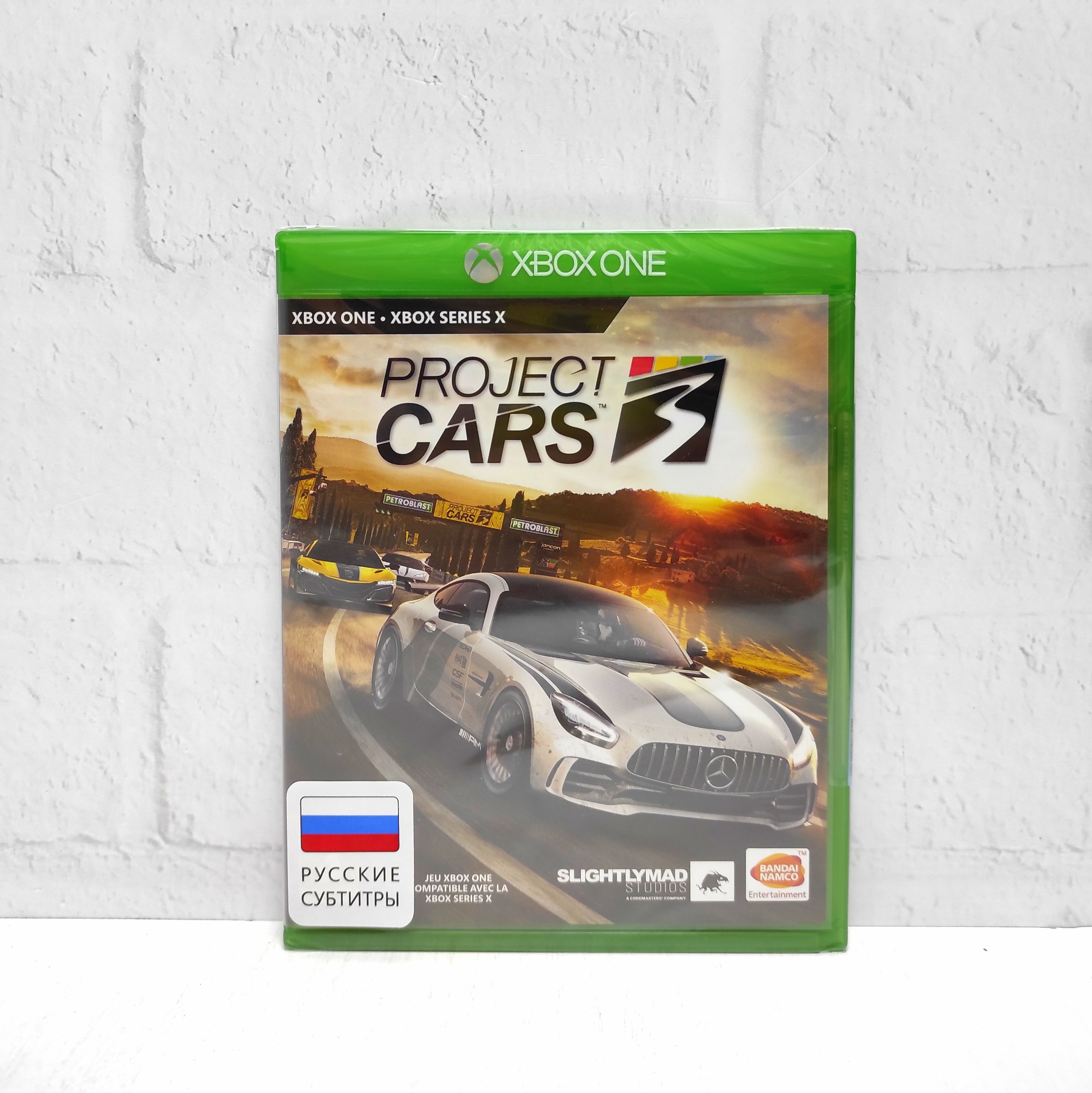 Project Cars 3 Русские субтитры Видеоигра на диске Xbox One / Series