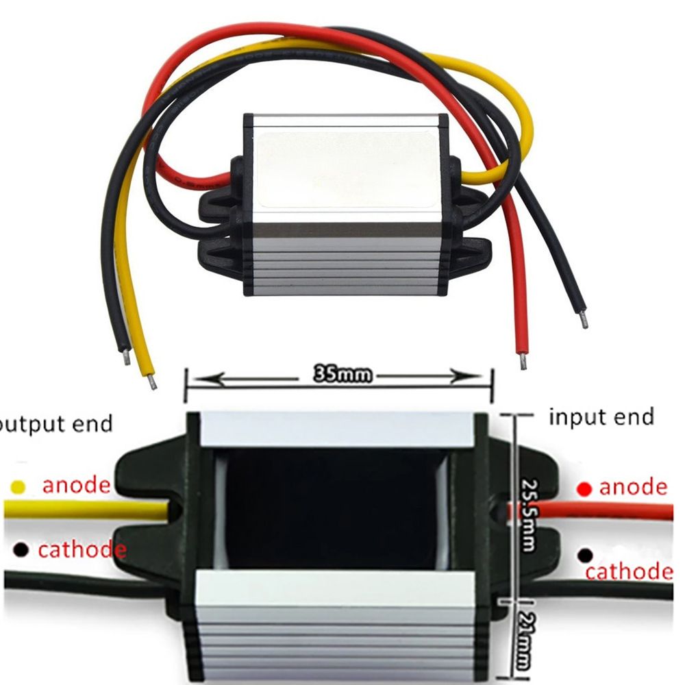 Преобразователь напряжения DC-DC 15-80v на 12v для электросамокатов и других