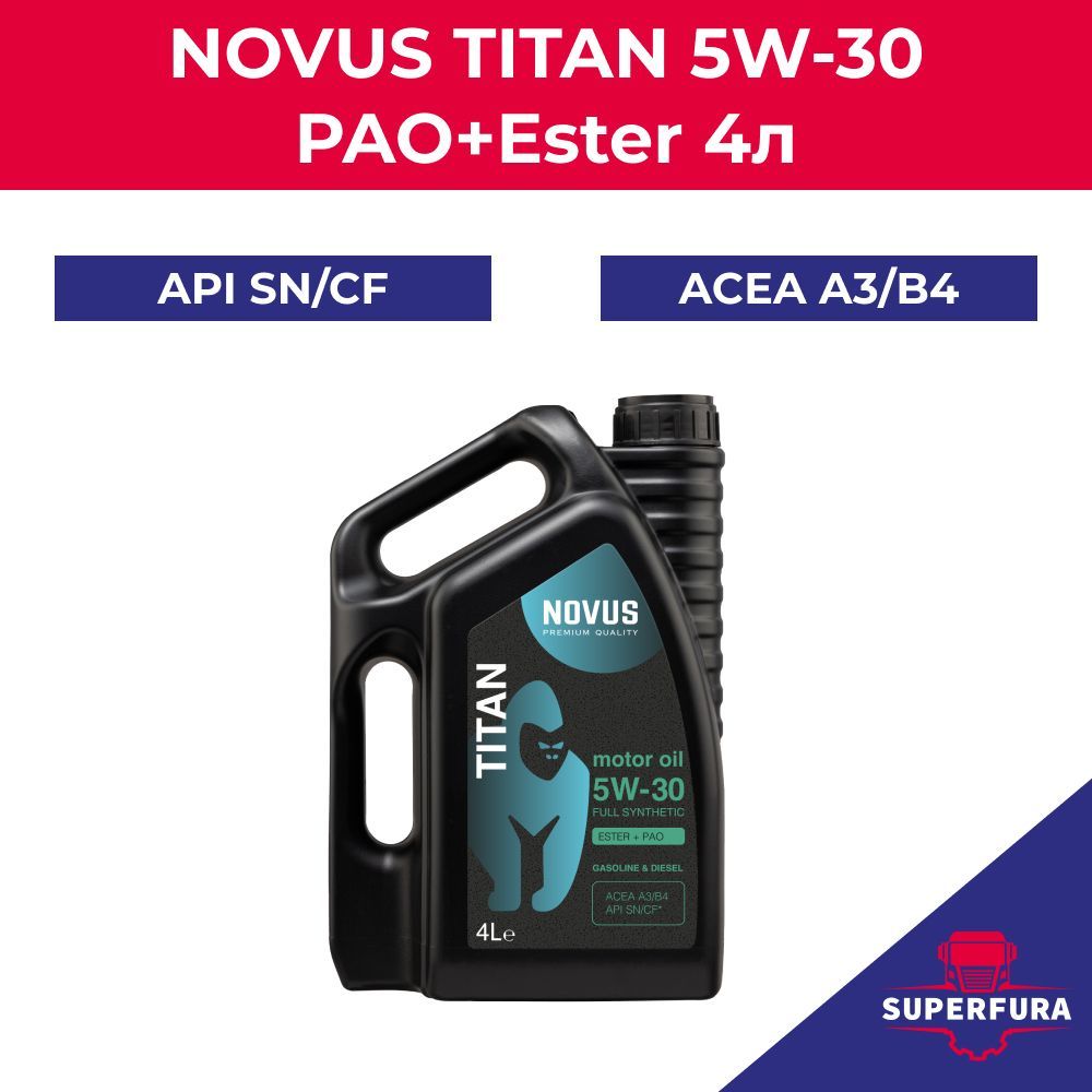 NOVUSTITAN5W-30Масломоторное,Синтетическое,4л