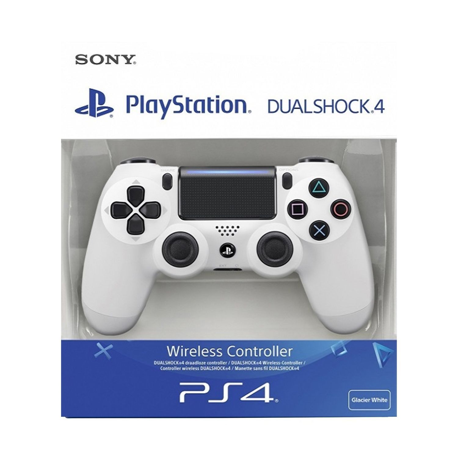 ГеймпадSonyDualshock4WirelessControllerPS4v2CUH-ZCT2EGlacierWhiteБелый.Товаруцененный