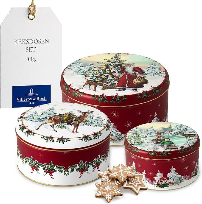 Villeroy&BochНаборбанокдляпеченьяWinterCollageAccessories,металл,3предмета