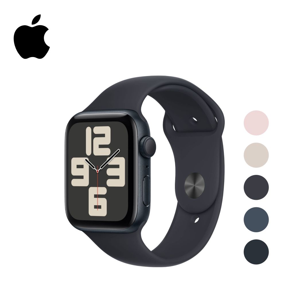 УмныечасыAppleWatchSEGPS44mmMidnightAluminiumCasewithMidnightSportBand-M/L(2023)