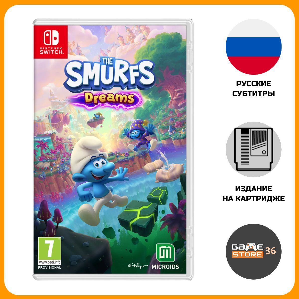 Игра The Smurfs Dreams (Nintendo Switch, Русские субтитры)