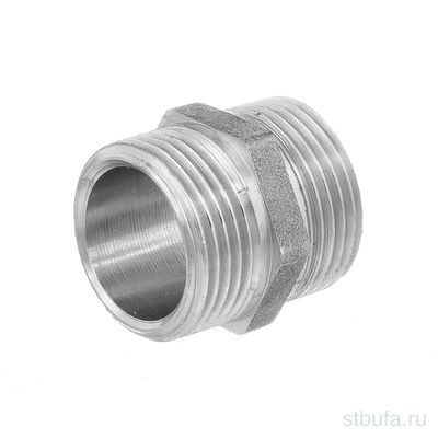 Ниппель двойной 3/4'' НИКЕЛЬ БОЛОГОЕ 20НД (250)