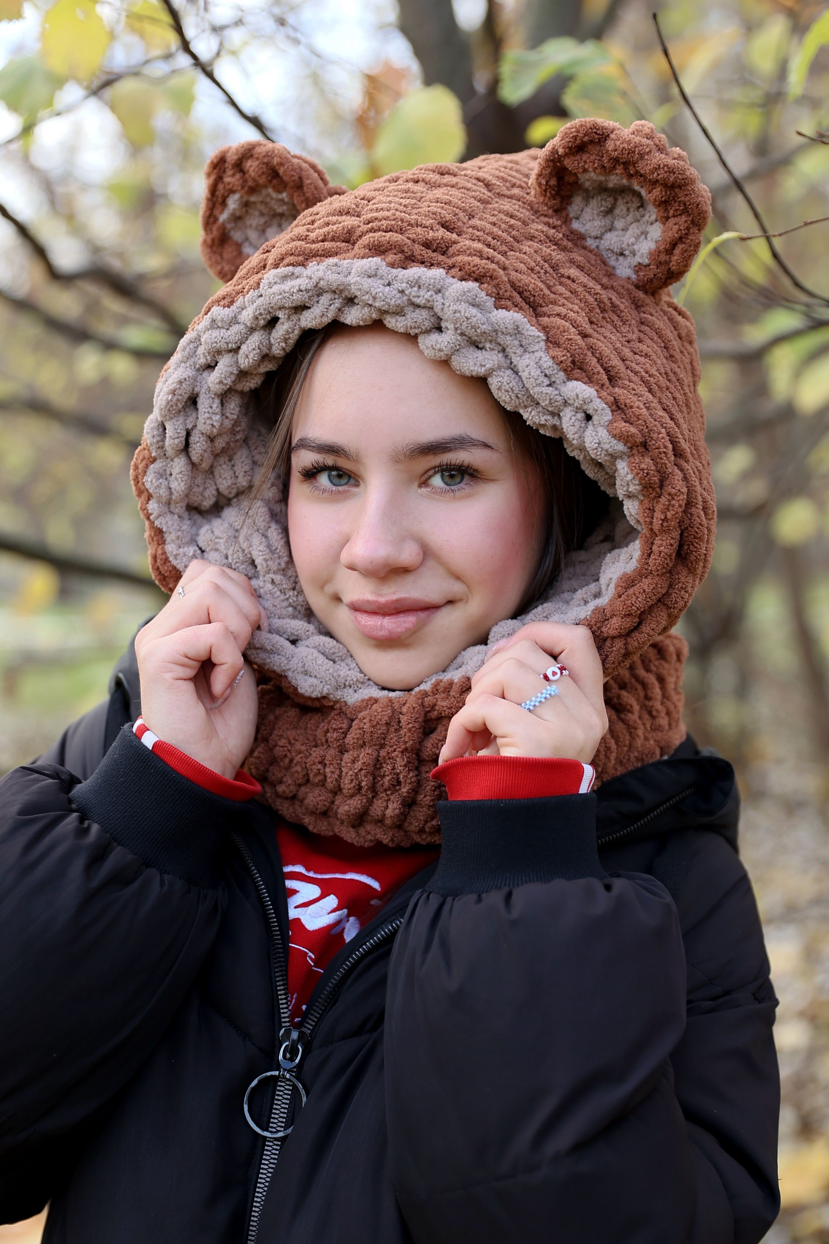 Шапка медведь