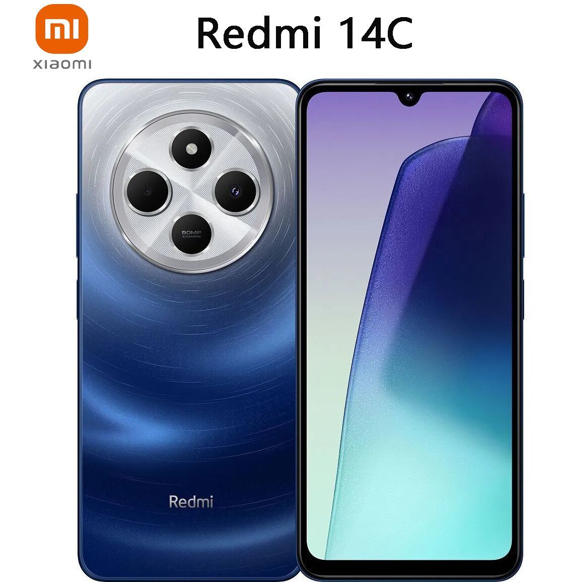 XiaomiСмартфонRedmi14CGlobal8/256ГБ,синий