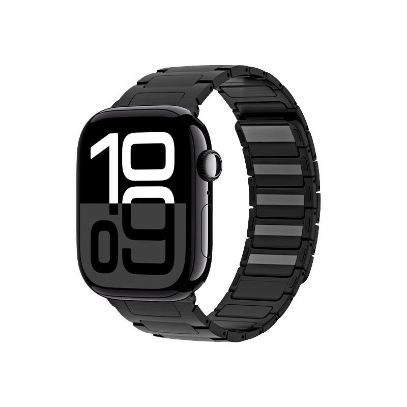 Новыймагнитныйремешокизчистоготитана,подходитдля3840414244454649ммAppleWatch,подходитдляApple123456789SE10серии,устойчивкцарапинам