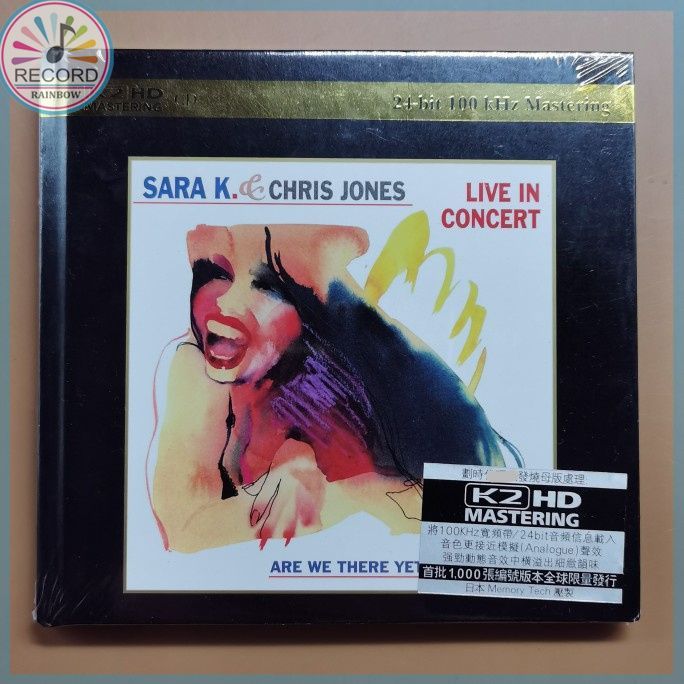 Sara K. & Chris Jones LIVE IN CONCERT K2HD CD настоящий Герметичная упаковка совершенно новый