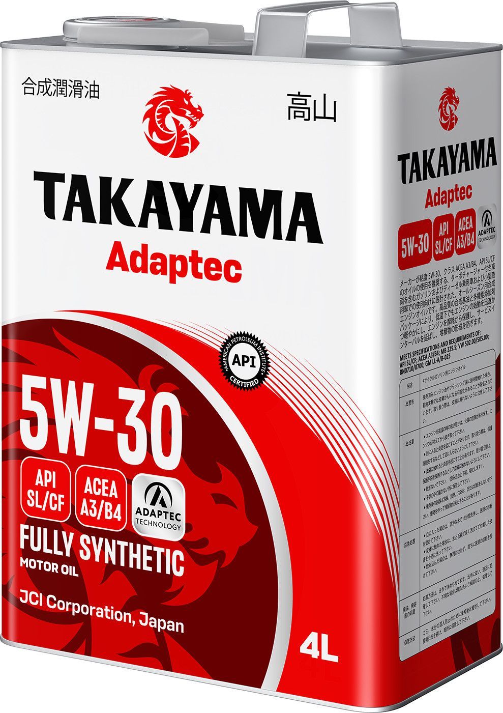 TAKAYAMA takayama sae 5W-30 Масло моторное, Синтетическое, 4 л