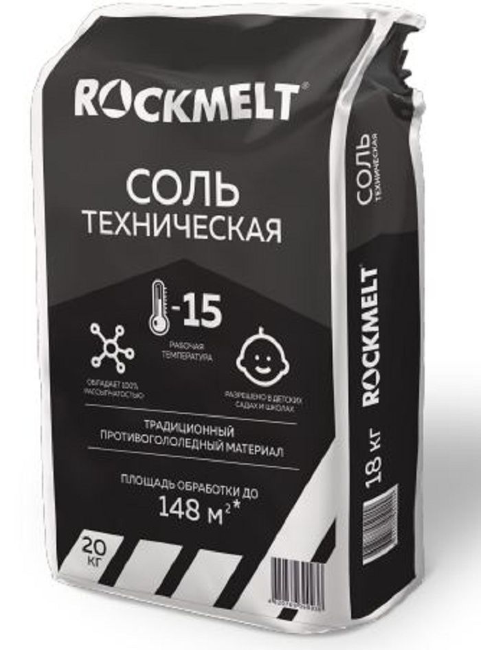 Rockmelt Противогололедное средство,20кг