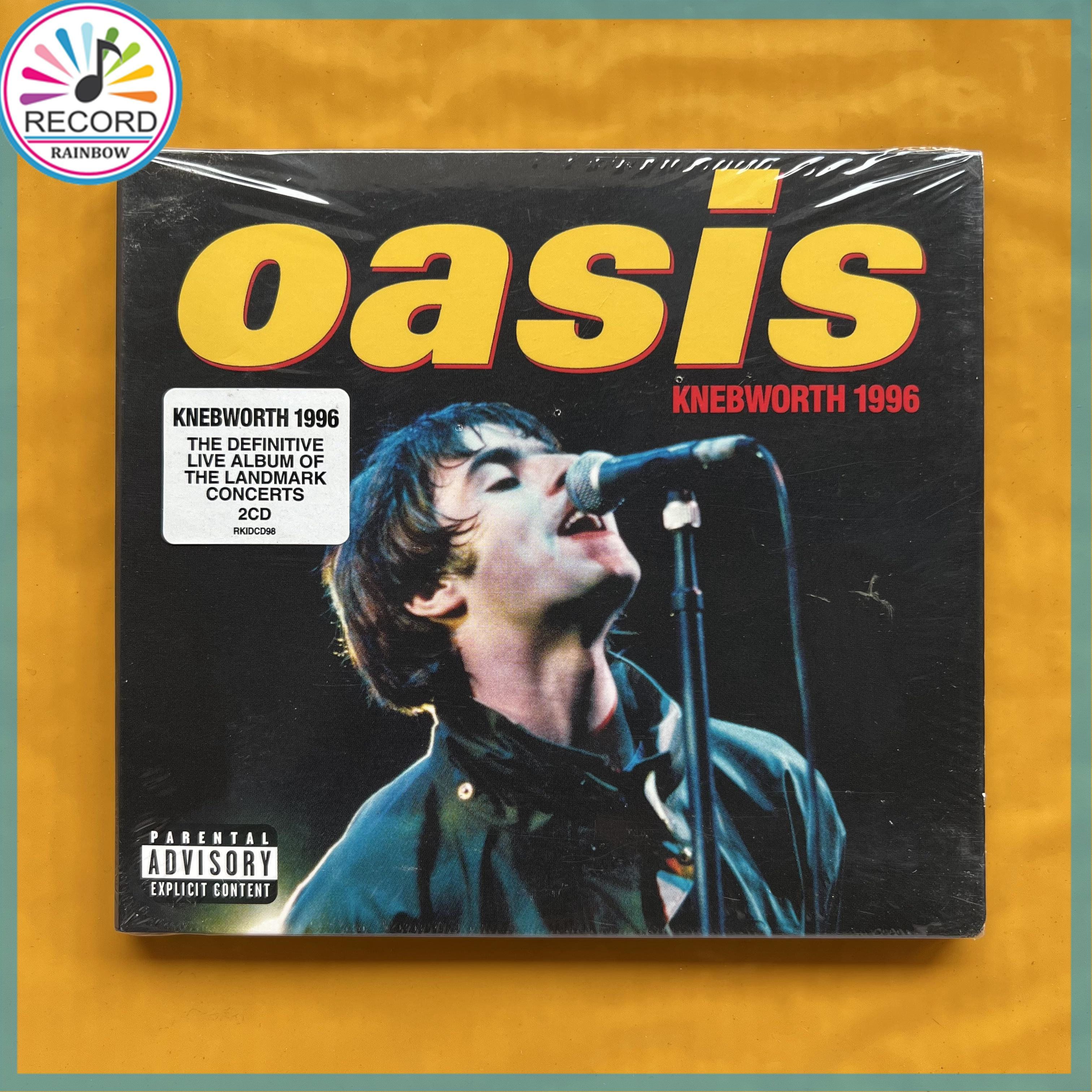 Oasis Knebworth 1996 25th Anniversary 2021 2CD настоящий Герметичная упаковка совершенно новый