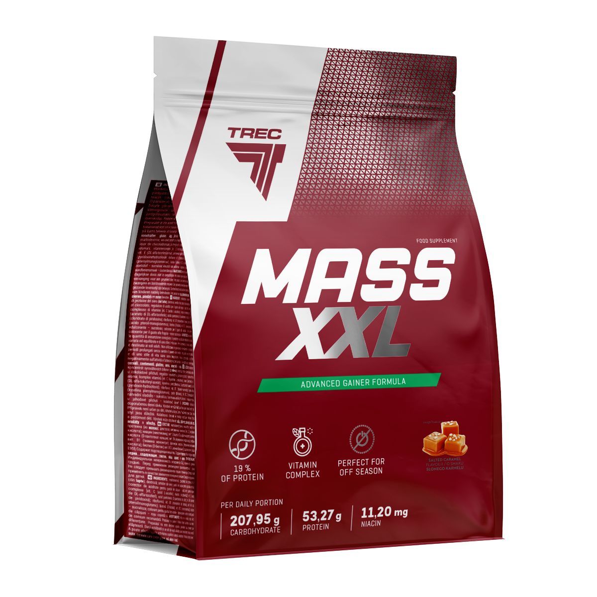 Гейнер Trec Nutrition Mass XXL, 1000 гр, вкус: карамель