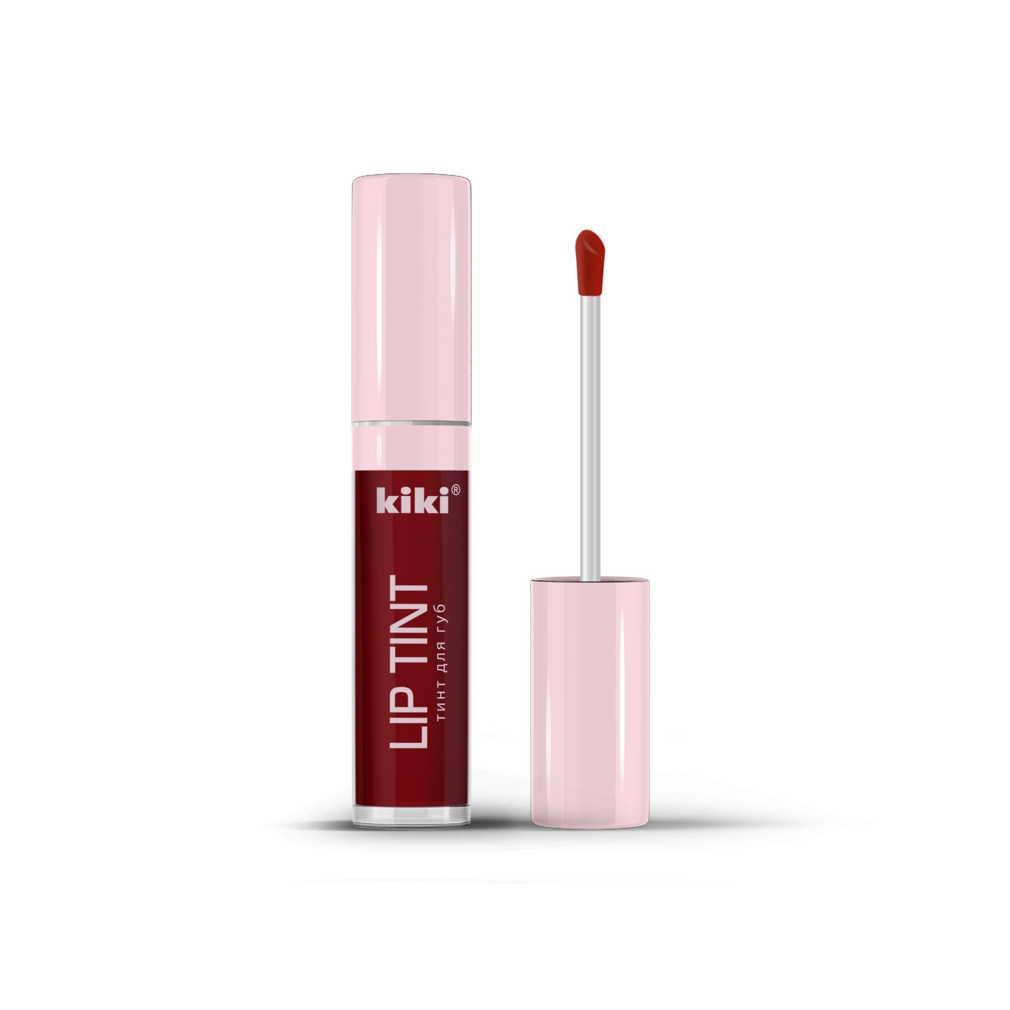 Тинт для губ kiki LIP TINT, оттенок 04 красный, оттеночный, стойкий жидкий (помада), кики, 3,5 мл