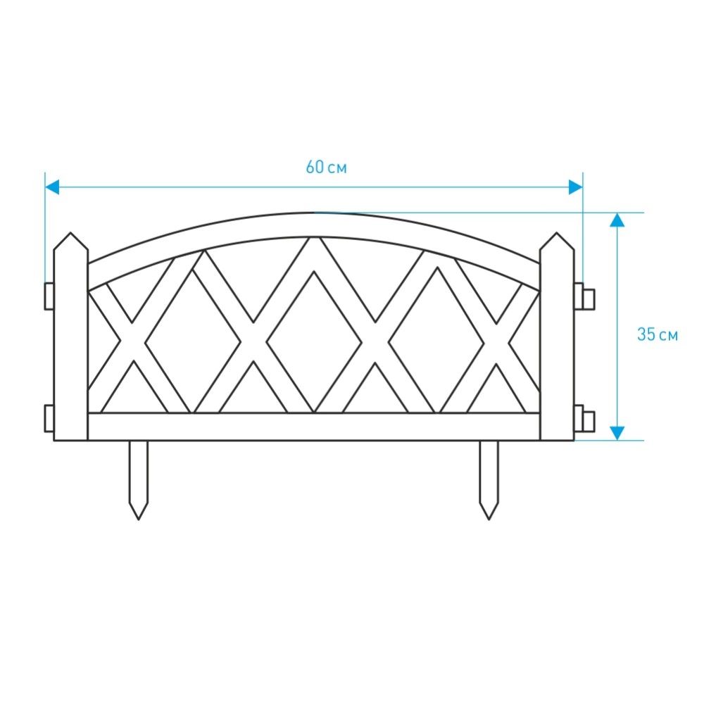 Забор декоративный MODERN шоколад, полезный