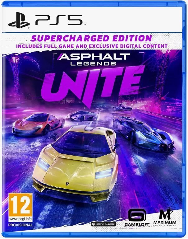 Игра Asphalt Legends: UNITE. Supercharged Edition (PlayStation 5, Русские субтитры)