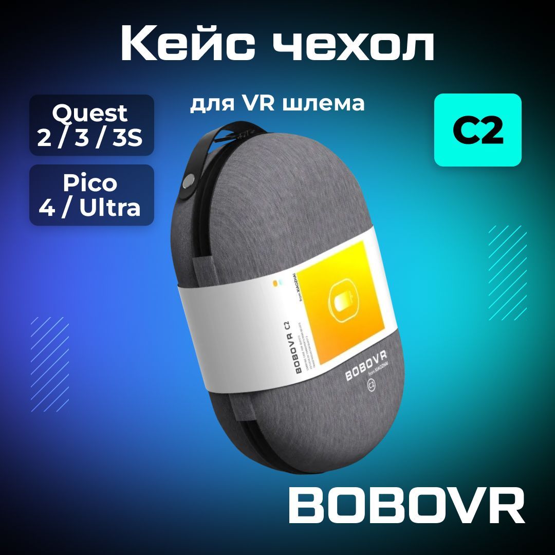 VR аксессуар Чехол кейс BOBOVR C2 для Oculus Quest 3/ 3S/ 2/ PICO 4/Ultra