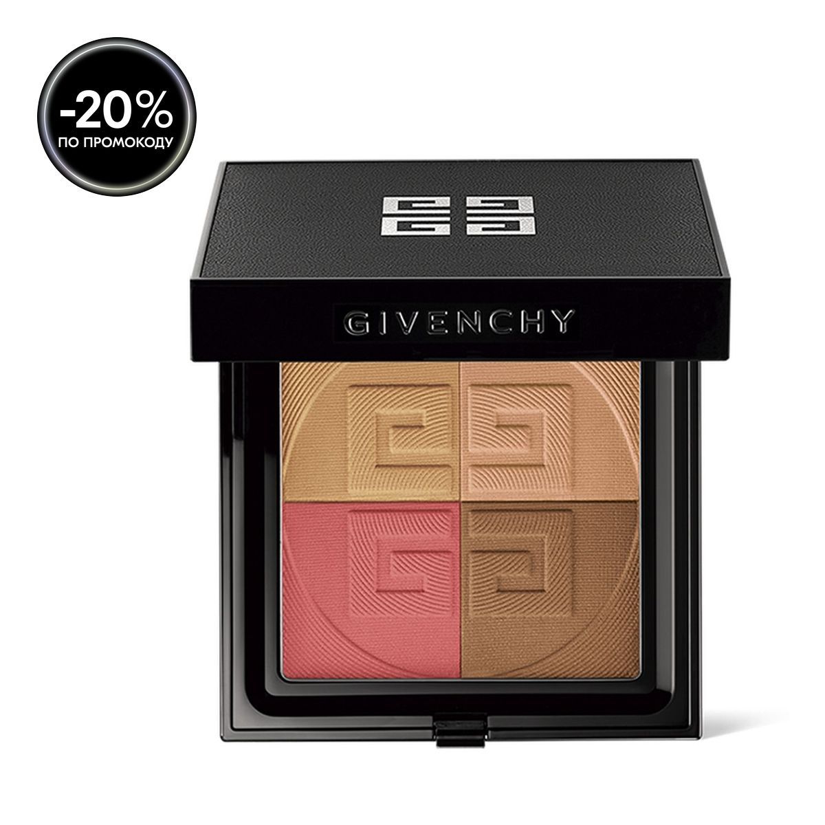 Givenchy Матирующая компактная пудра для лица Prisme Libre Pressed Powder, 6 Пряная фланель, 9,5 г