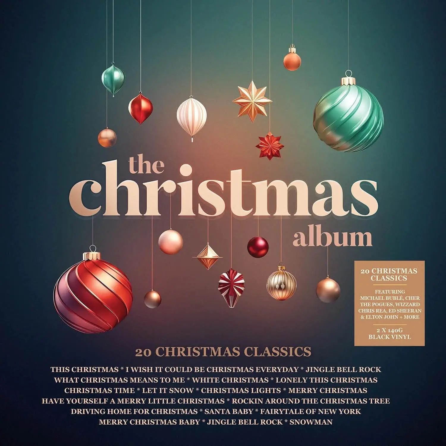 VARIOUS - THE CHRISTMAS ALBUM (2LP) новогодняя новогодняя виниловая пластинка