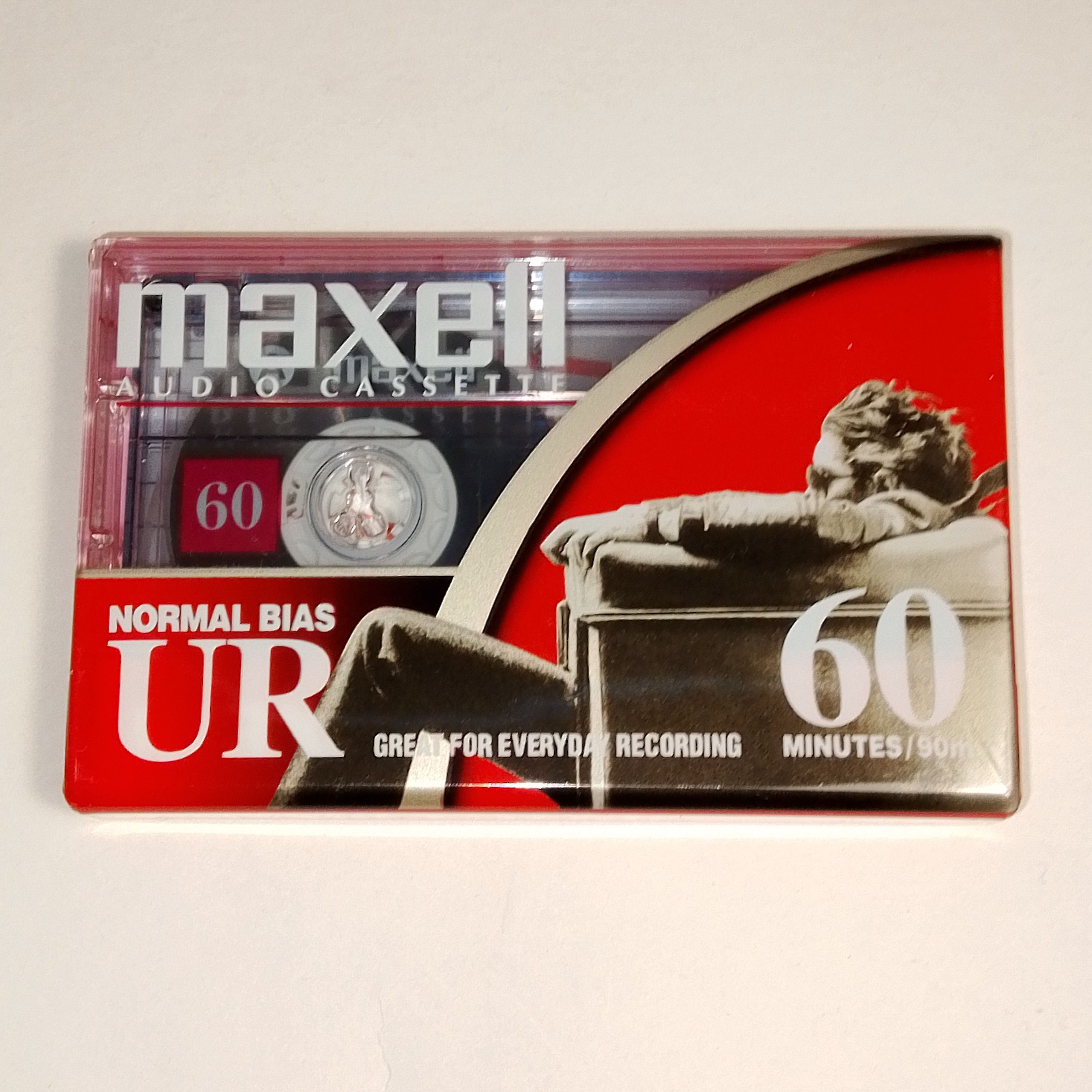 MaxellАудиокассетаUR60.2002г.,60мин