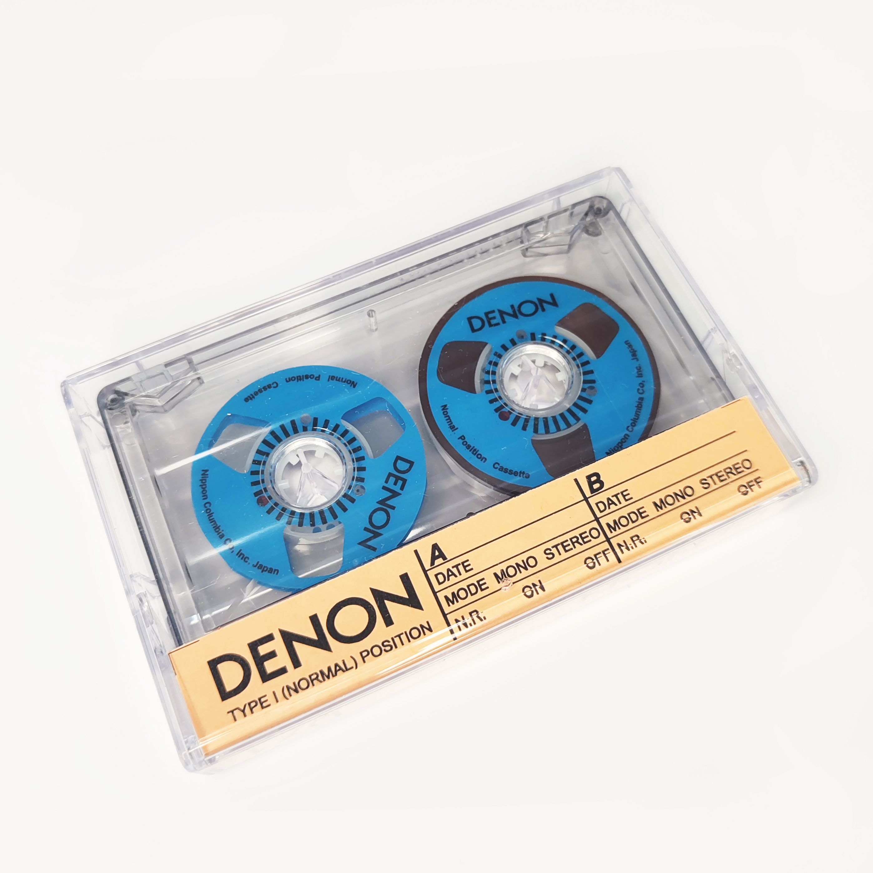 Аудиокассета для записи DENON Type I Normal с бобинками, 46 мин