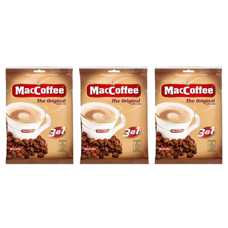 MacCoffeeКоферастворимыйПорошковый600г.3шт.