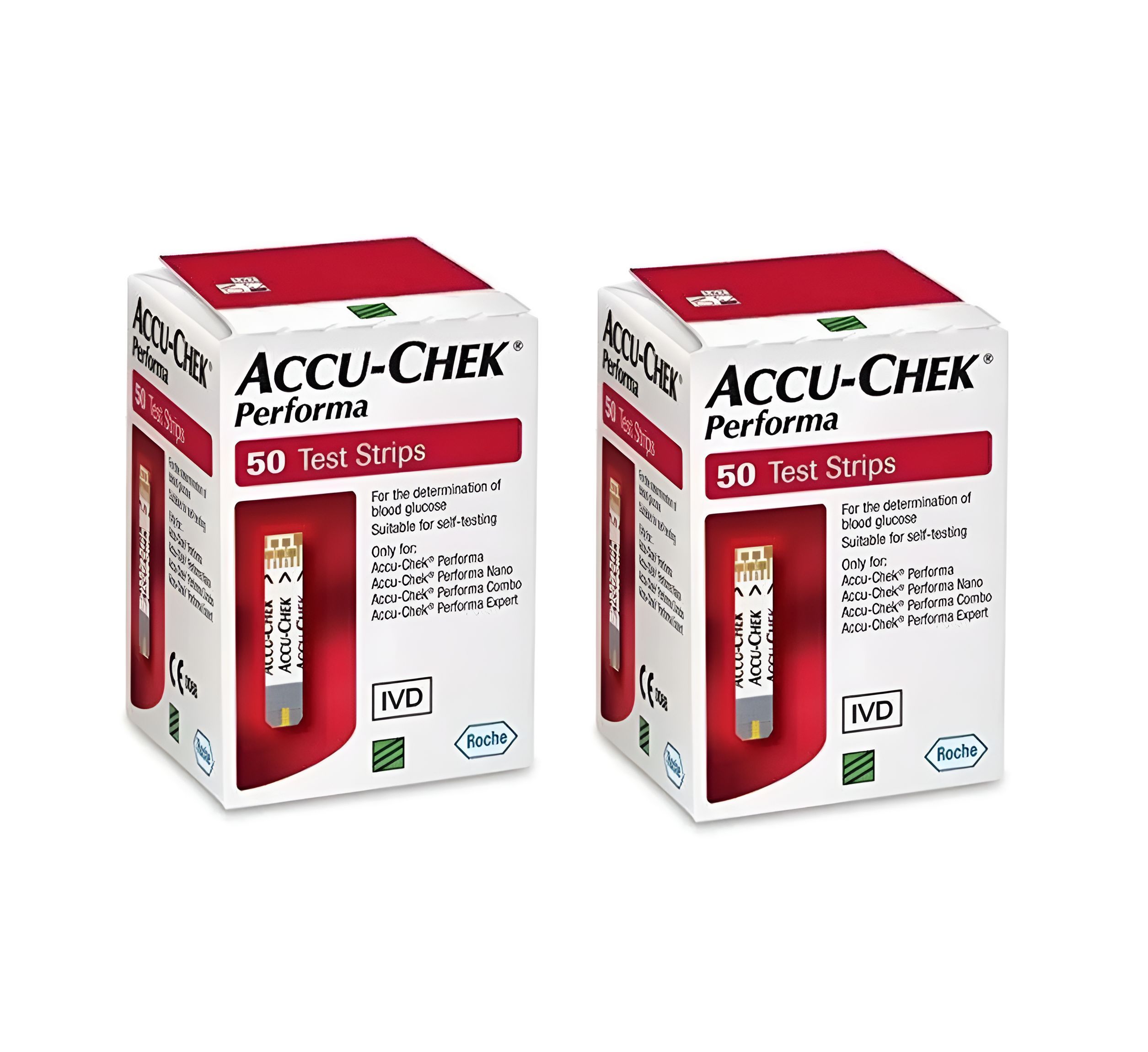 Accu-chek performa тест-полоски, Тест полоски для глюкометра, 100 шт