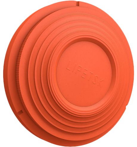 Мишень-тарелочка для стендовой стрельбы стандартная (окрашенная) (в коробке 50шт) оранжевая