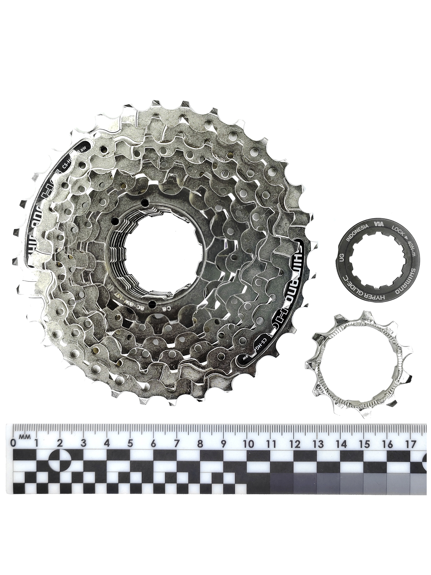 Shimano Кассета звезда задняя HG41, 8 скоростей, звезды 11-32, никелированная — Товары для велоспорта — фото 6