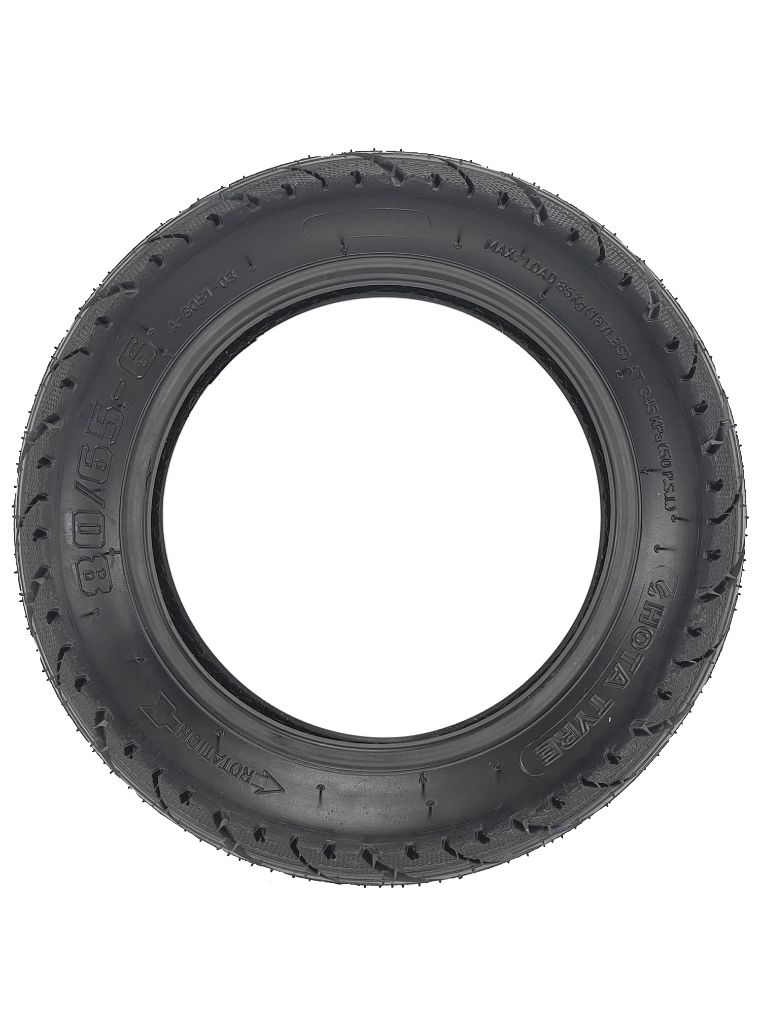 HOTA A-3051, 80/65-6, покрышка для электросамоката Kugoo G1, M4, M4 Pro — ЗИП для роликов, самокатов, скейтбордов — фото 6