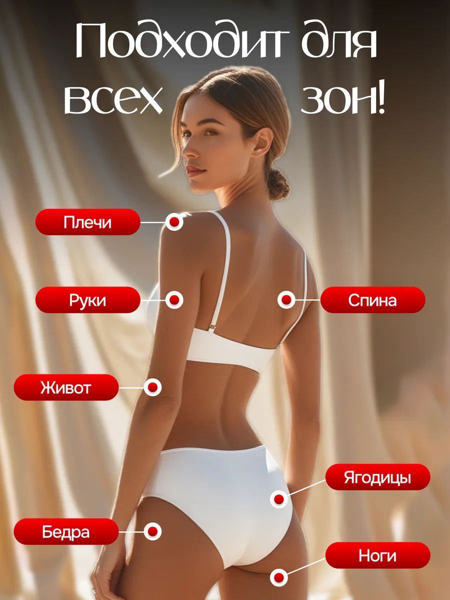 Вакуумный массажер антицеллюлитный, лимфодренажный аппарат для похуден(图2)