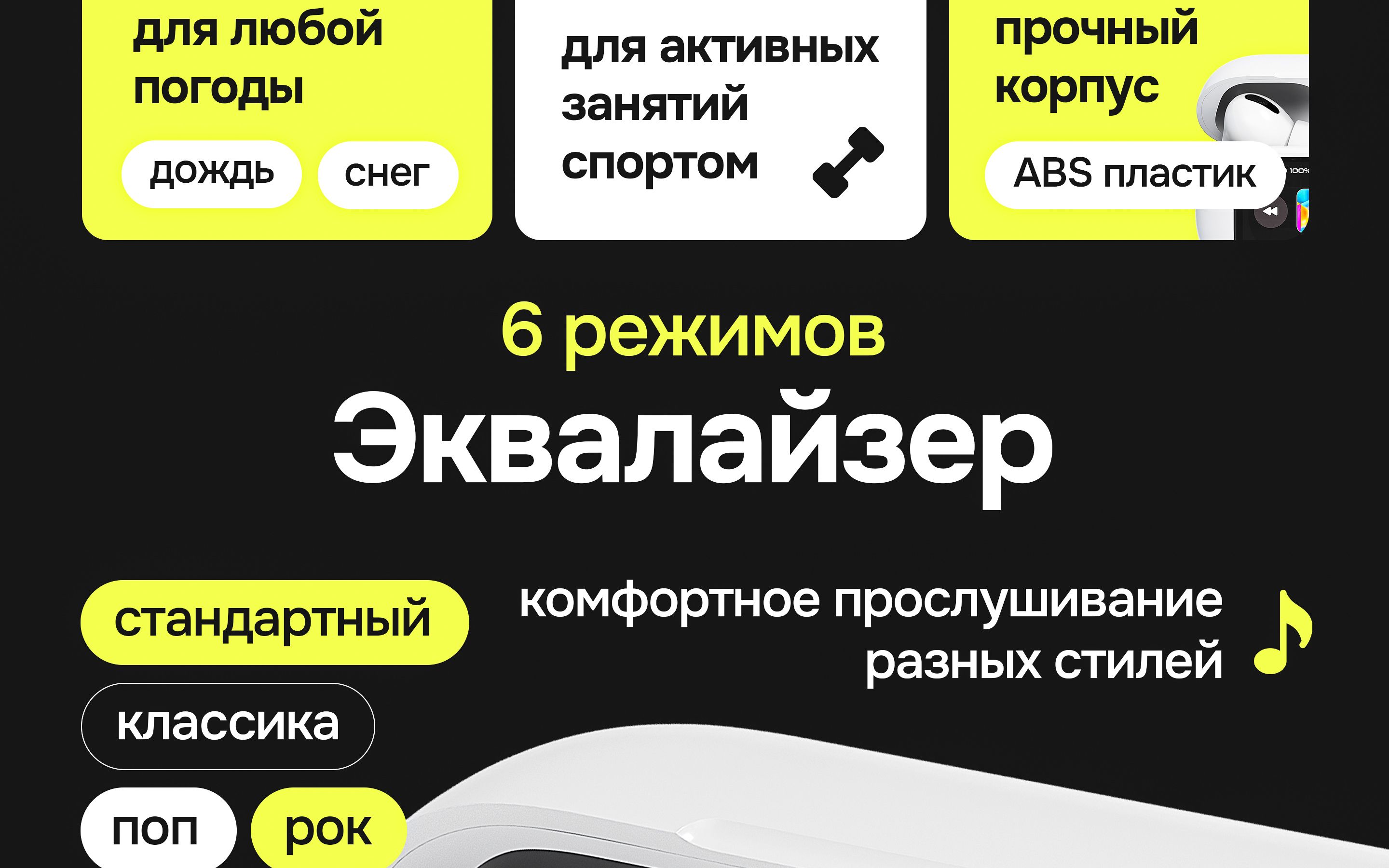 Наушники беспроводные с экраном bluetooth M5 для телефона с шумоподавл(图9)