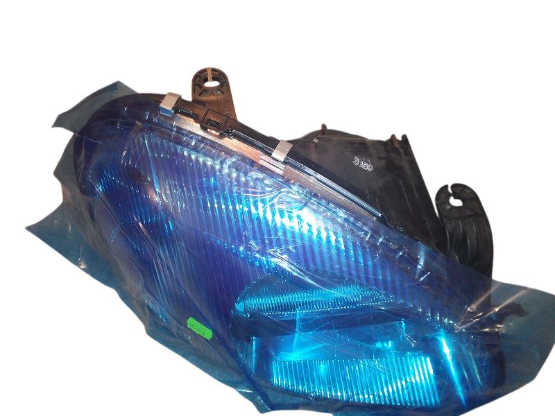 Фара CHEVROLET LANOS Шевролет ЛАНОС 1997-2009 Правая (под электрокорректор, черный корпус), фото 2