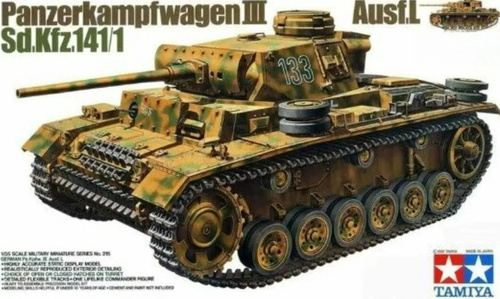 Tamiya 35215 Panzerkampfwagen III Sd.Kfz.141/1 + Fotoätzteile 1:35