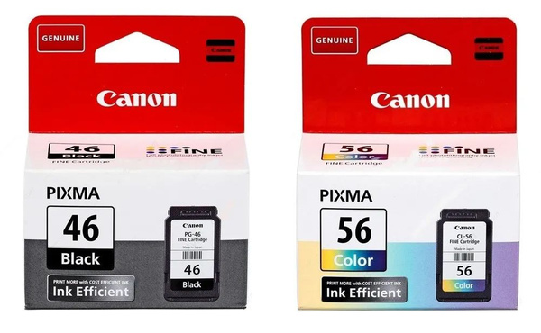 Картридж для струйного принтера Canon PG-46 & CL-56 (черный,цвет ...