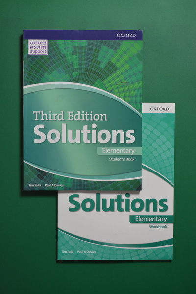 SOLUTIONS Elementary, 3rd Edition. Комплект: Учебник + Рабочая Тетрадь ...