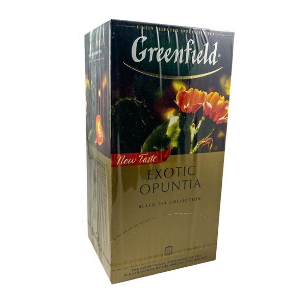 Чай черный Greenfield Exotic Opuntia 25 пакетиков - купить с доставкой ...