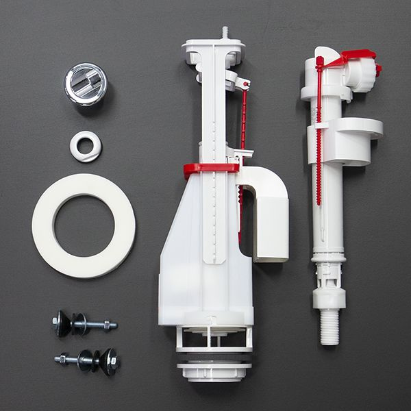 Арматура двухрежимная для унитаза Alca Plast SA08AS 1/2" CHROM купить ...