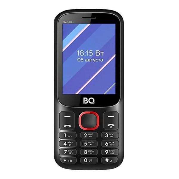 Мобильный телефон BQ BQ 2820 Step XL+ черный/красный, разноцветный ...