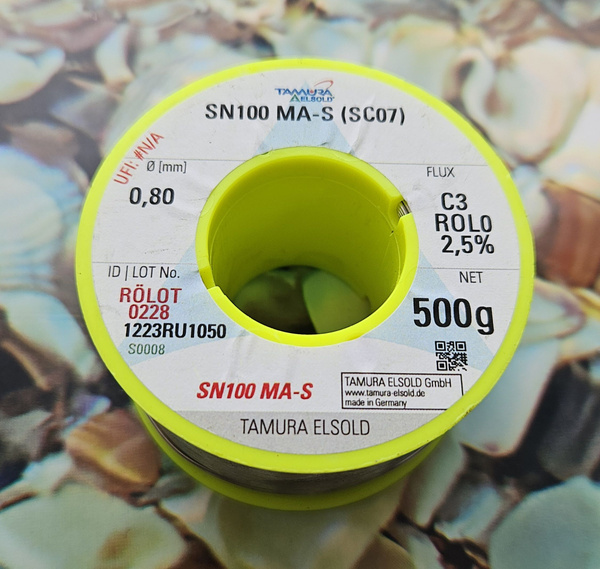 Припой Sn 100 безсвинцовый(sn99.cu0.7) купить на OZON по низкой цене ...