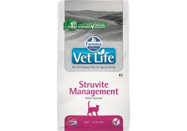 Farmina Vet Life Cat Management Struvite при рецидивах МКБ 400г ...
